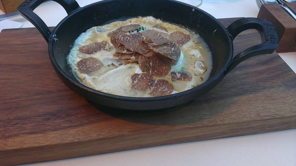 Pheasant egg & truffles