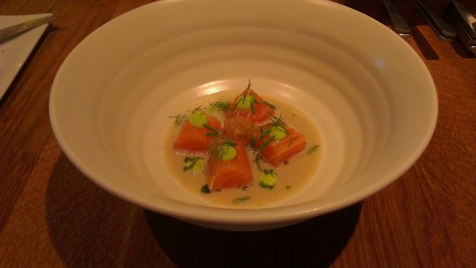 Loch Duart salmon with sea herbs