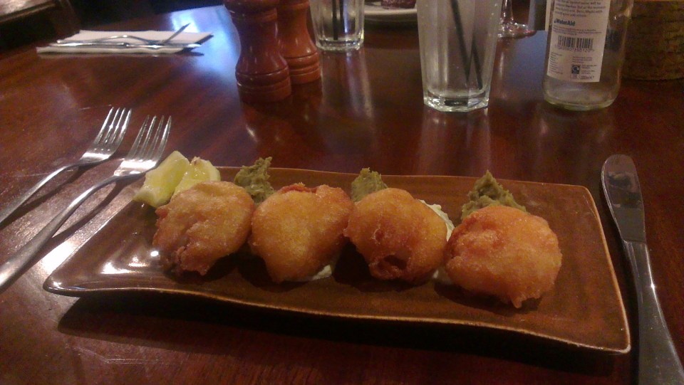 Larwood and Voce - Battered Scallops