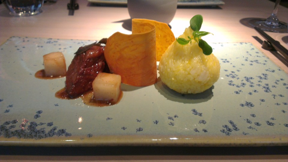 Jasmine tea smoked Wagyu beef