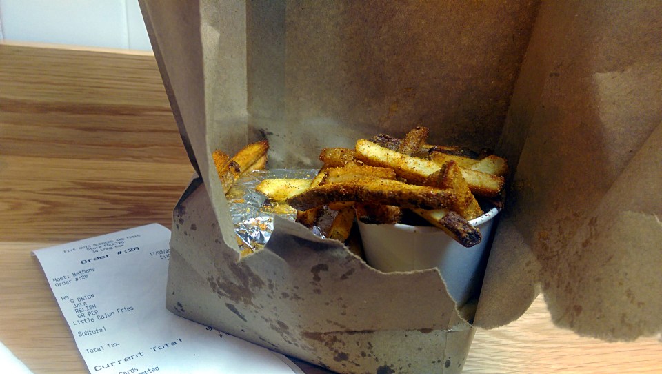 Cajun Fries - Five Guys - Nottingham