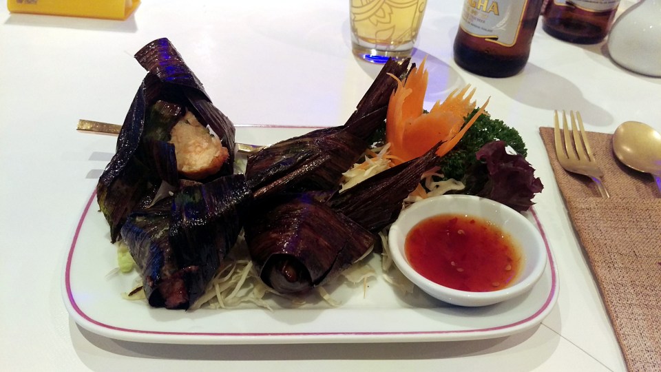 Gai Hor Bai Taei (Chicken in pandan leaves) - Thailand No.1 - Nottingham