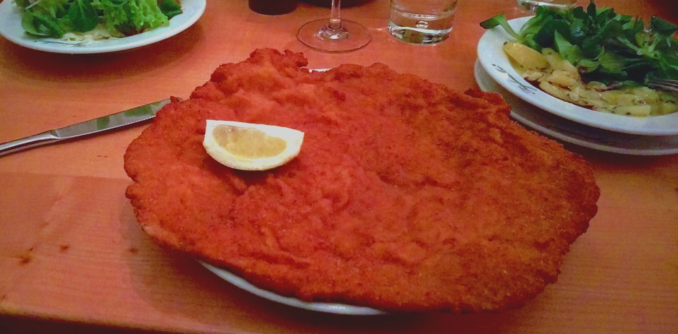 Schnitzel at Figlmuller