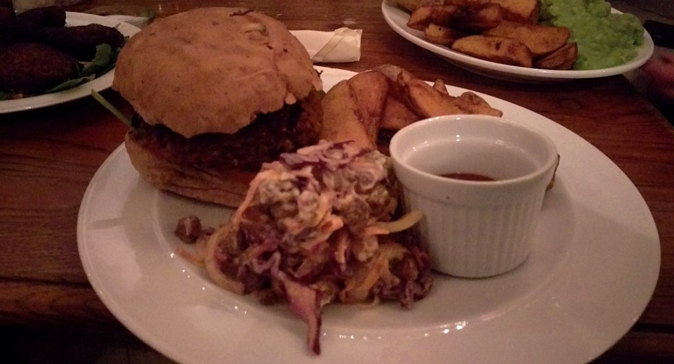 The Peacock Burger - The Peacock - Nottingham