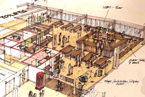 Street Food - An Artists Impression