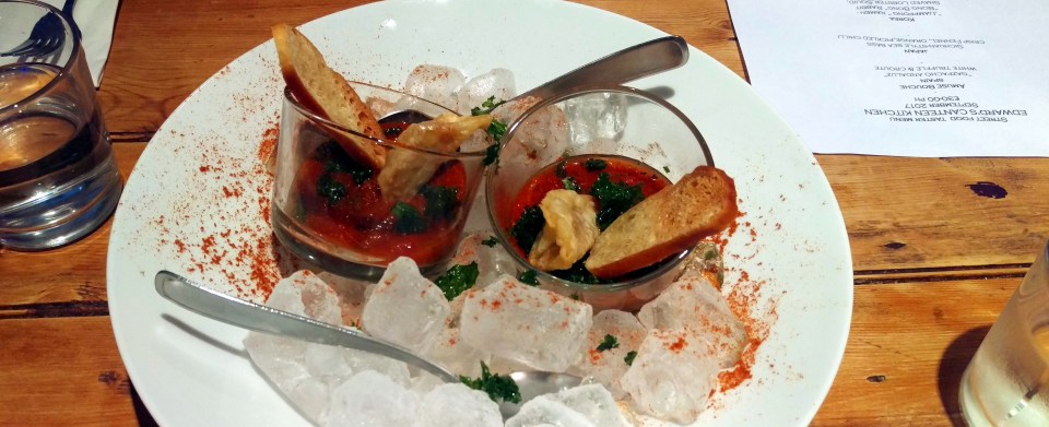 Gazpacho - Edward's Canteen Kitchen - Nottingham (Beeston)