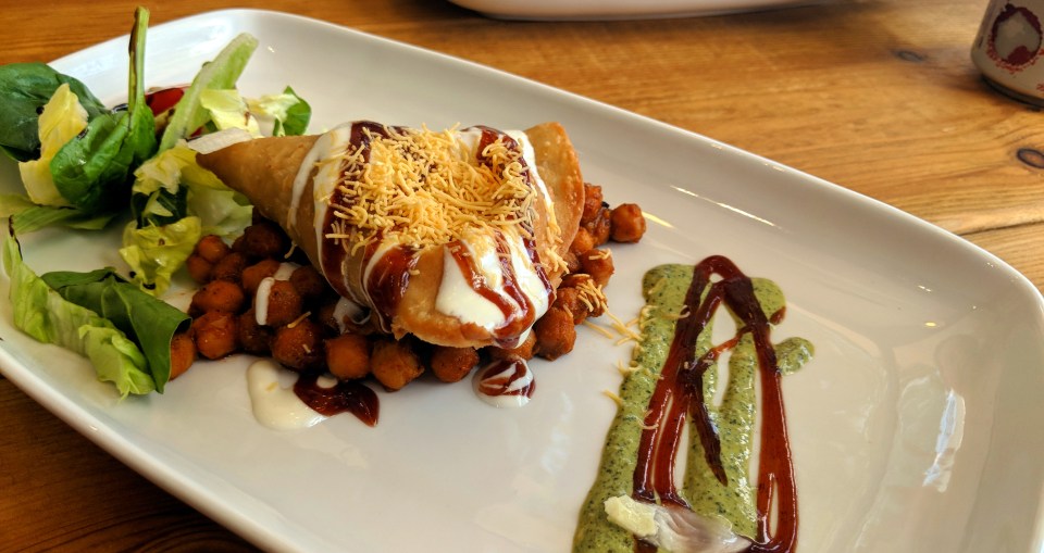 Samosa Chaat - Rikshaw - Nottingham