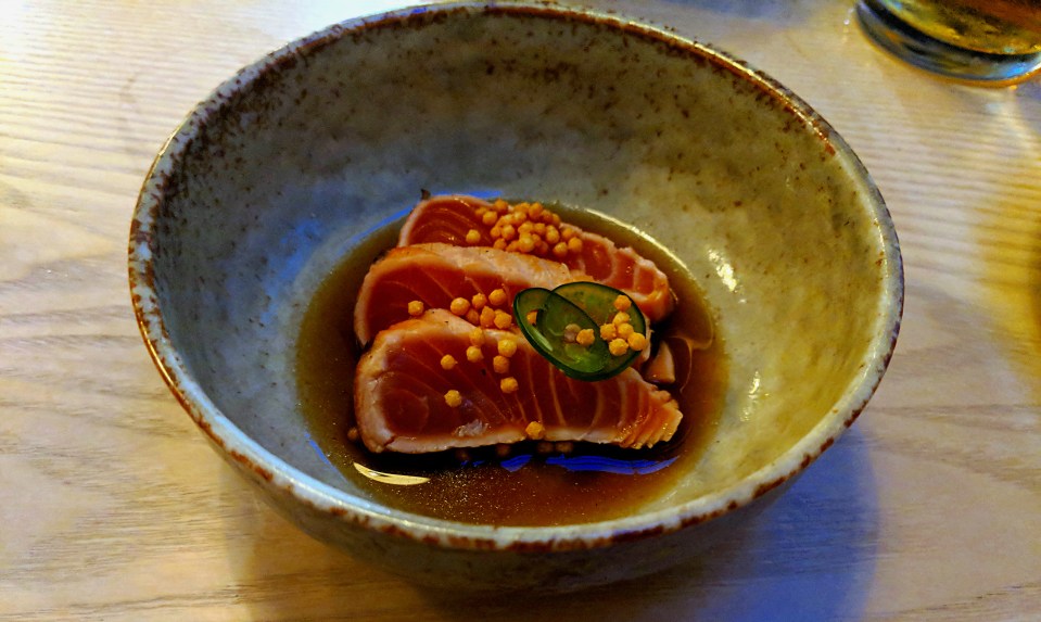 Salmon Tataki - Kushi-Ya - Nottingham